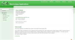 Desktop Screenshot of electronique-applications.com