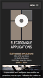 Mobile Screenshot of electronique-applications.fr